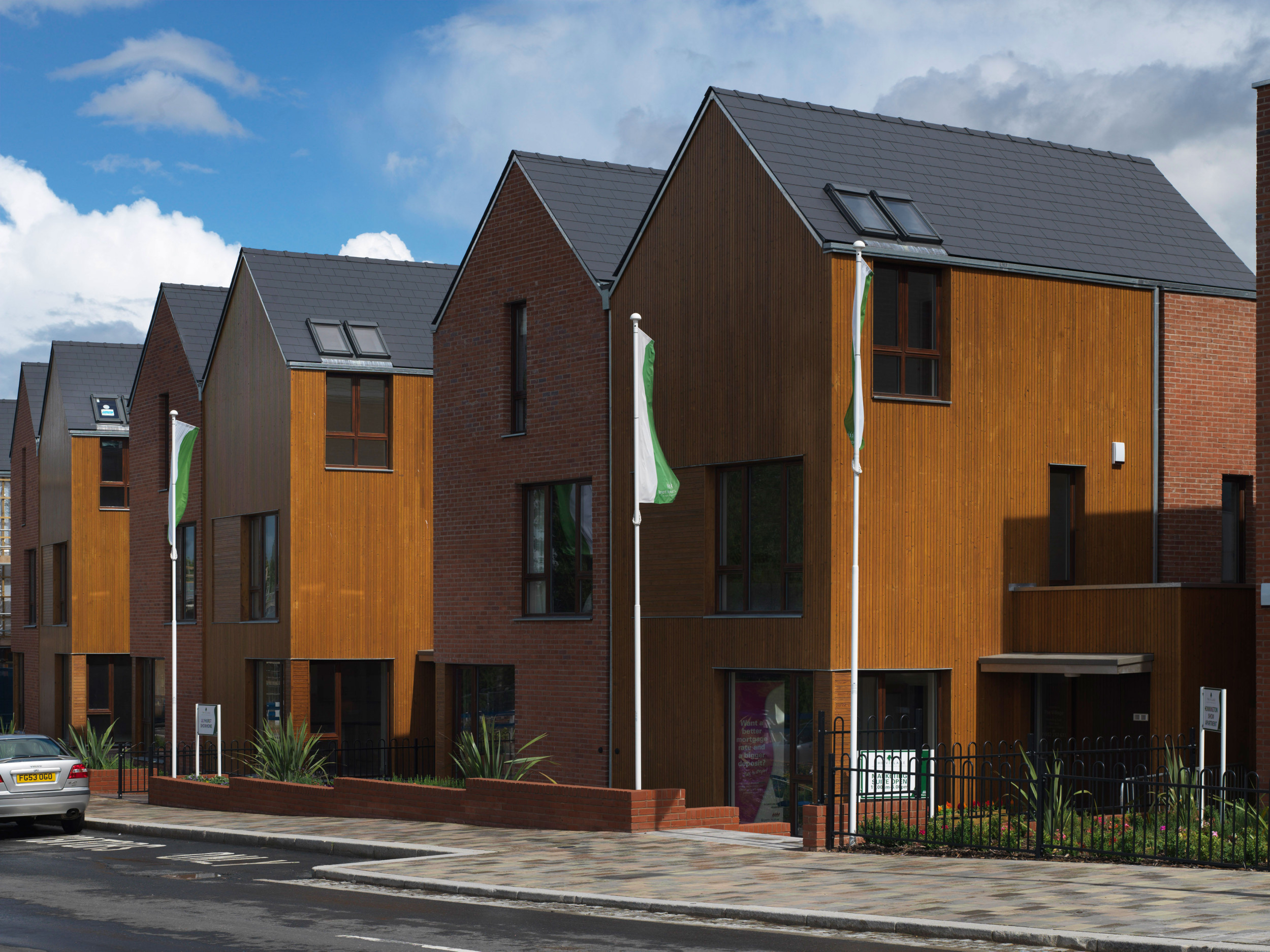 mwai TELFORD front entrance villa cladding abstract windows 3