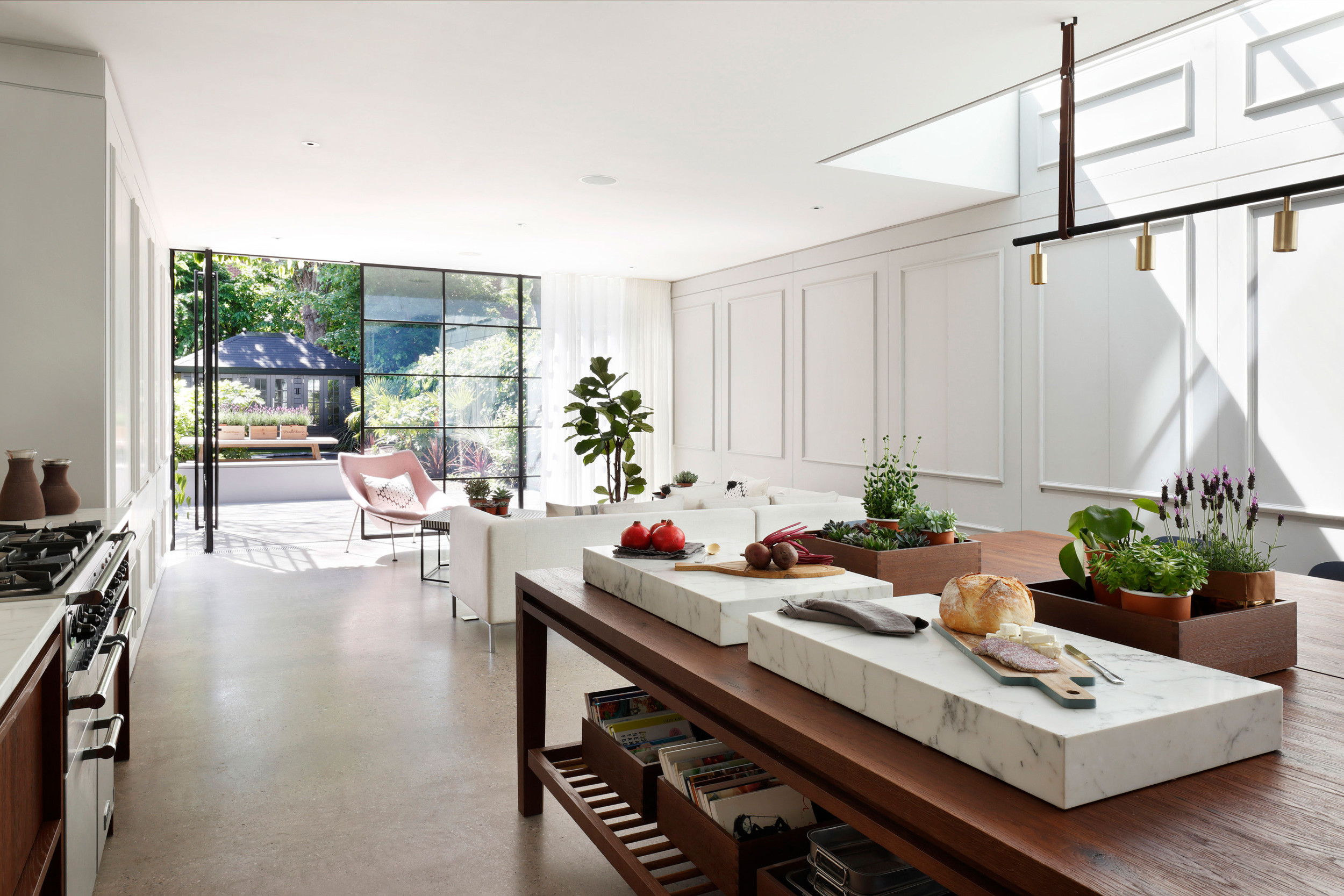 mwai kitchen table cojoined artisan crittal panelling 4