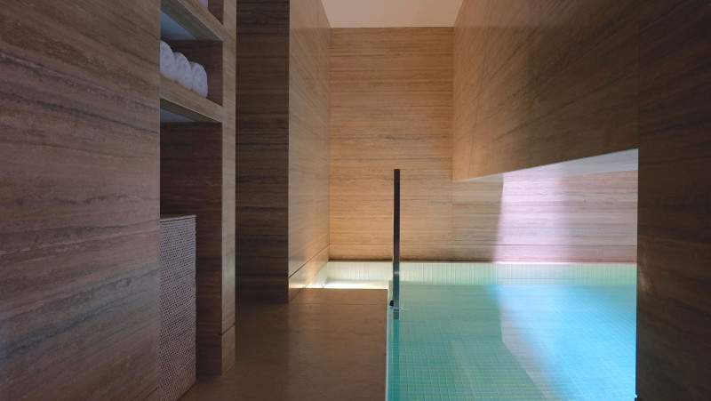 mwai mayfair mansion spa travertine plunge pool luxury