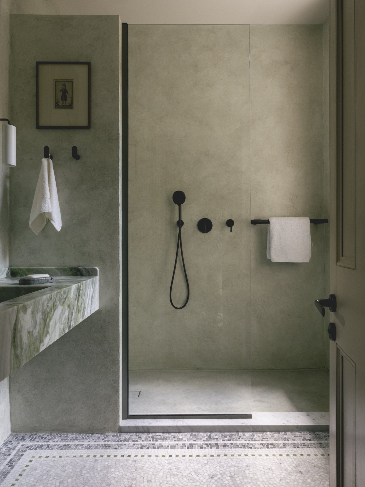 mwai a home reimagined guest bath micro cement marble minimal
