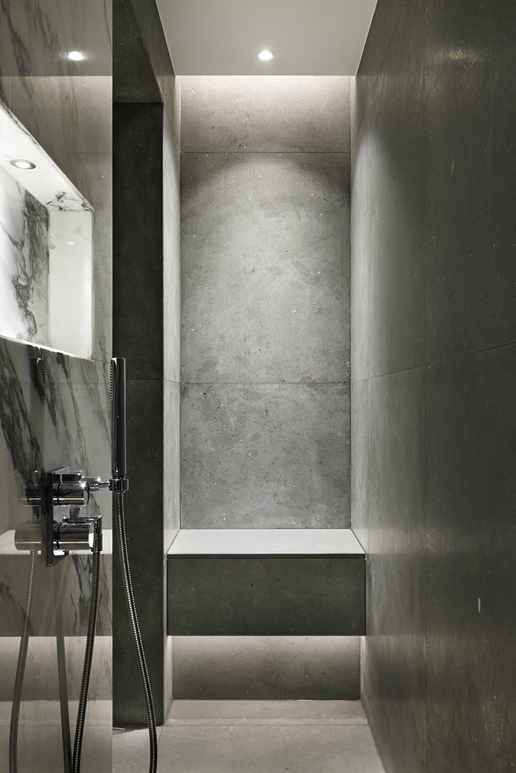 mwai spa basalt steam shower minimal
