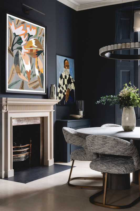 mwai georgian townhouse dining art accent 132