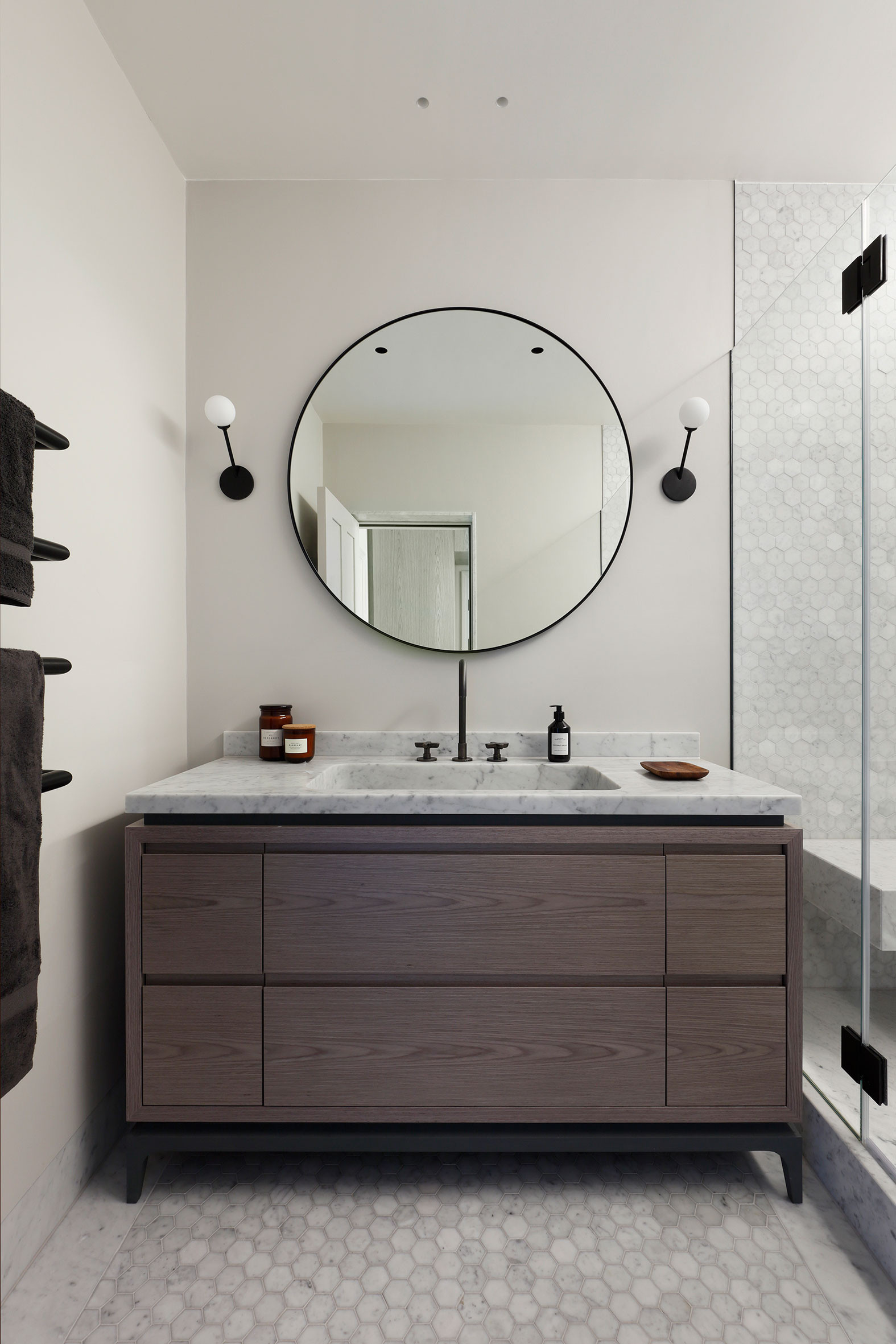 mwai timber veneer vanity bathroom marble