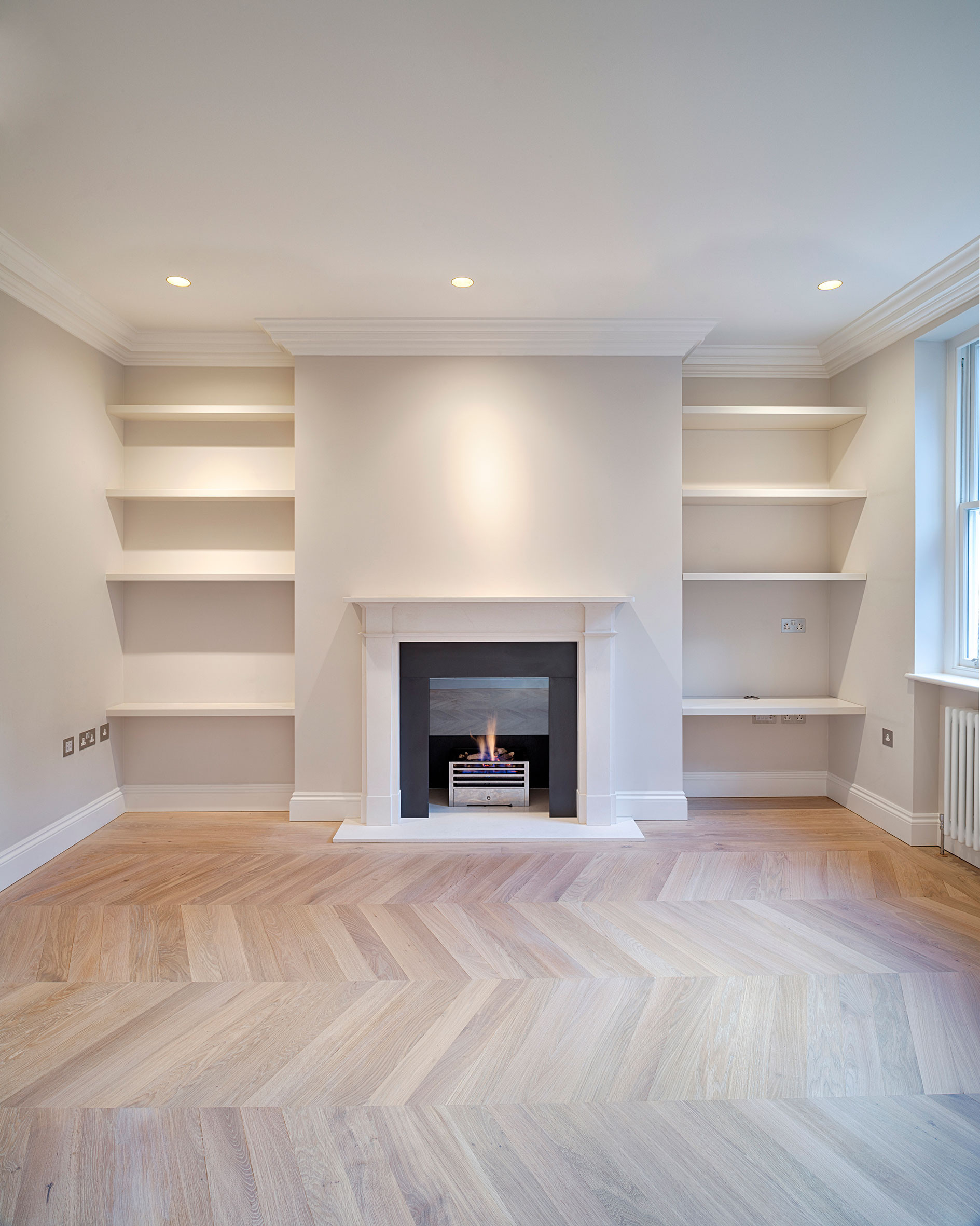 MWAI Derby Street living room hevron oak