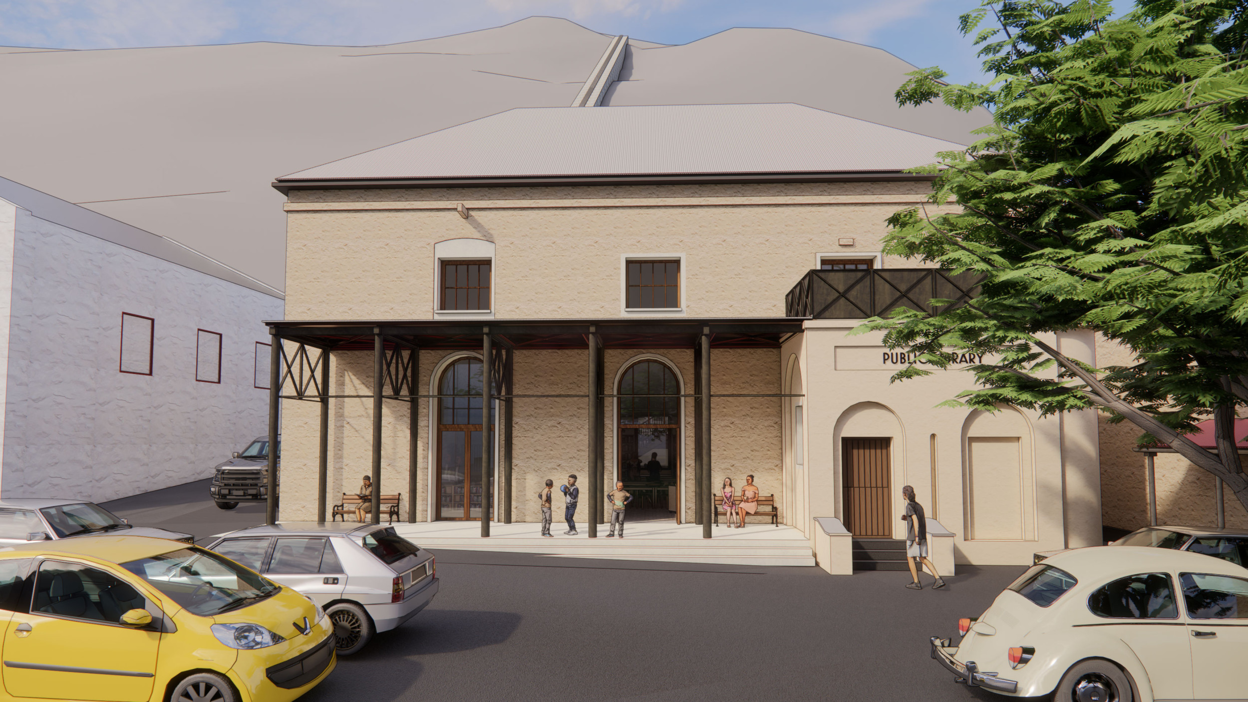 mwai st helena culture centre front perspective grand parade