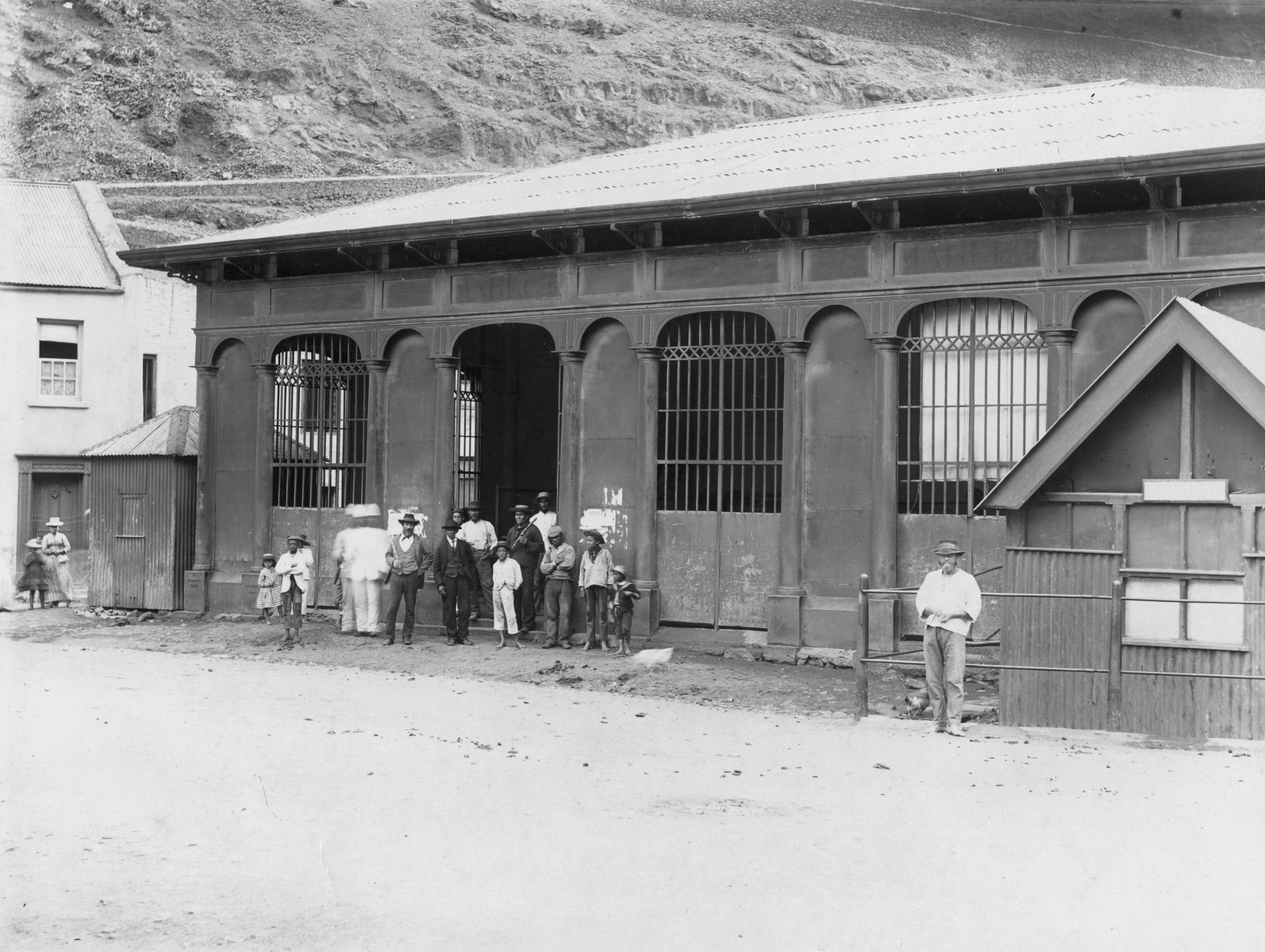 St Helena jamestown Market 1960 oswold